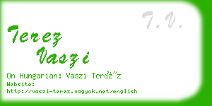 terez vaszi business card